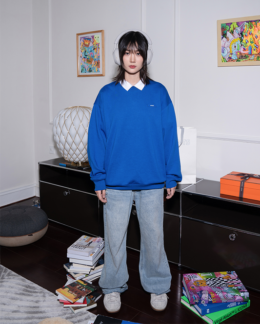 Levents® Classic Sweater/ Blue