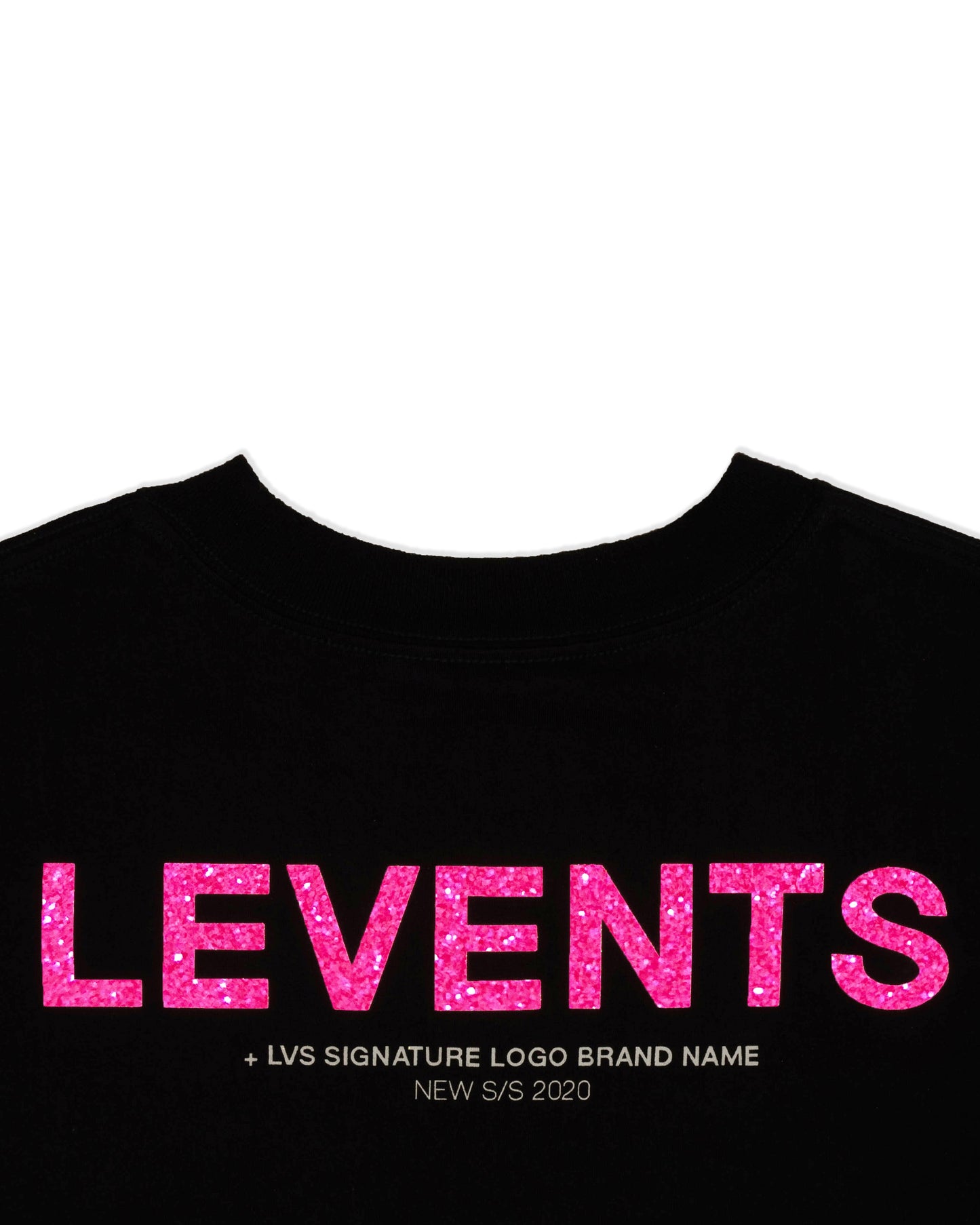 Lvs Xl "Lấp Lánh" Logo Black / Pink