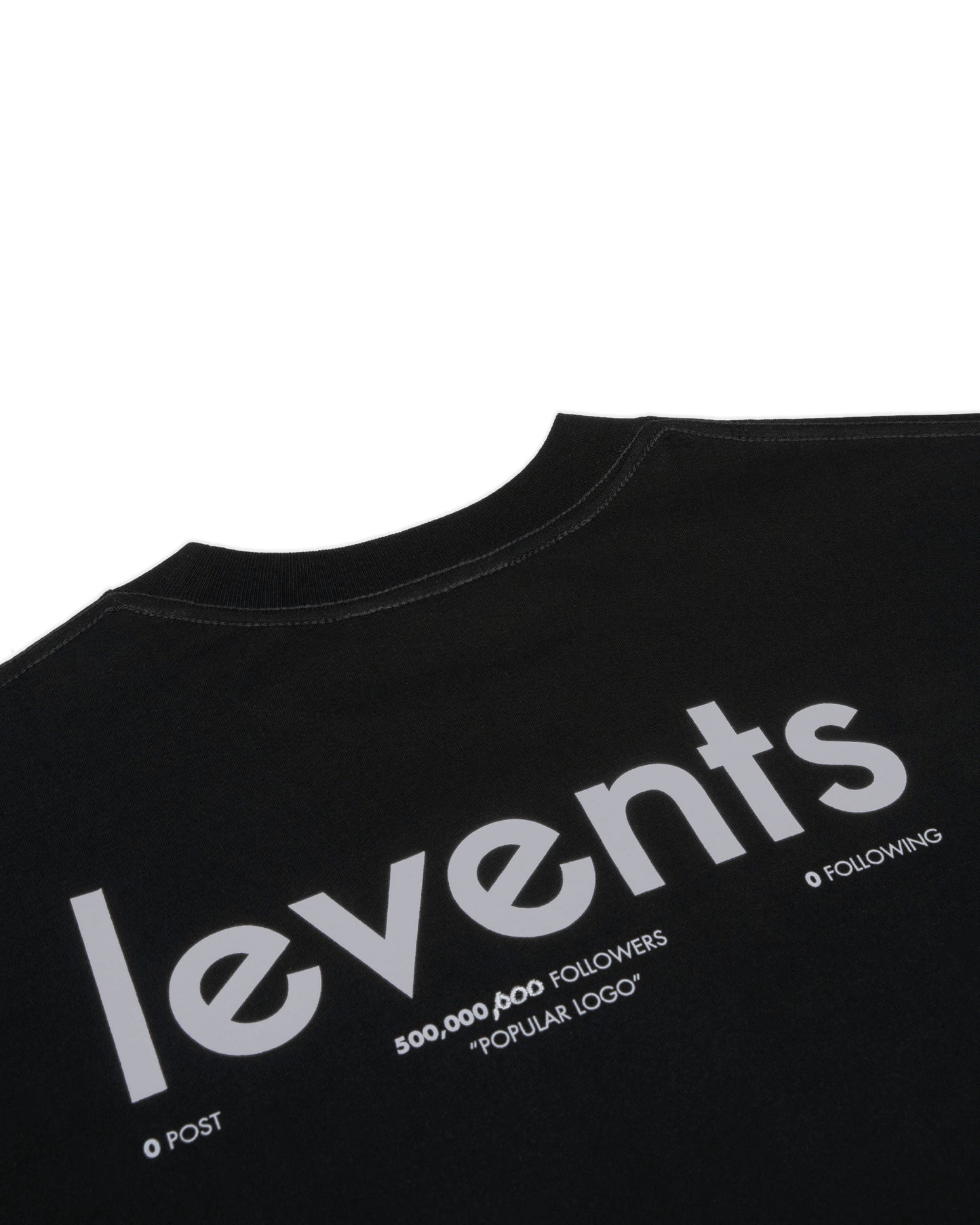 Levents® Popular Logo 2.0 Tee/ Black