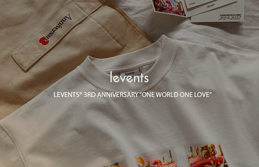 Bộ sưu tập 3RD ANNIVERSARY "ONE WORLD ONE LOVE" - Đánh dấu cột mốc 3 năm thành công của thương hiệu Levents