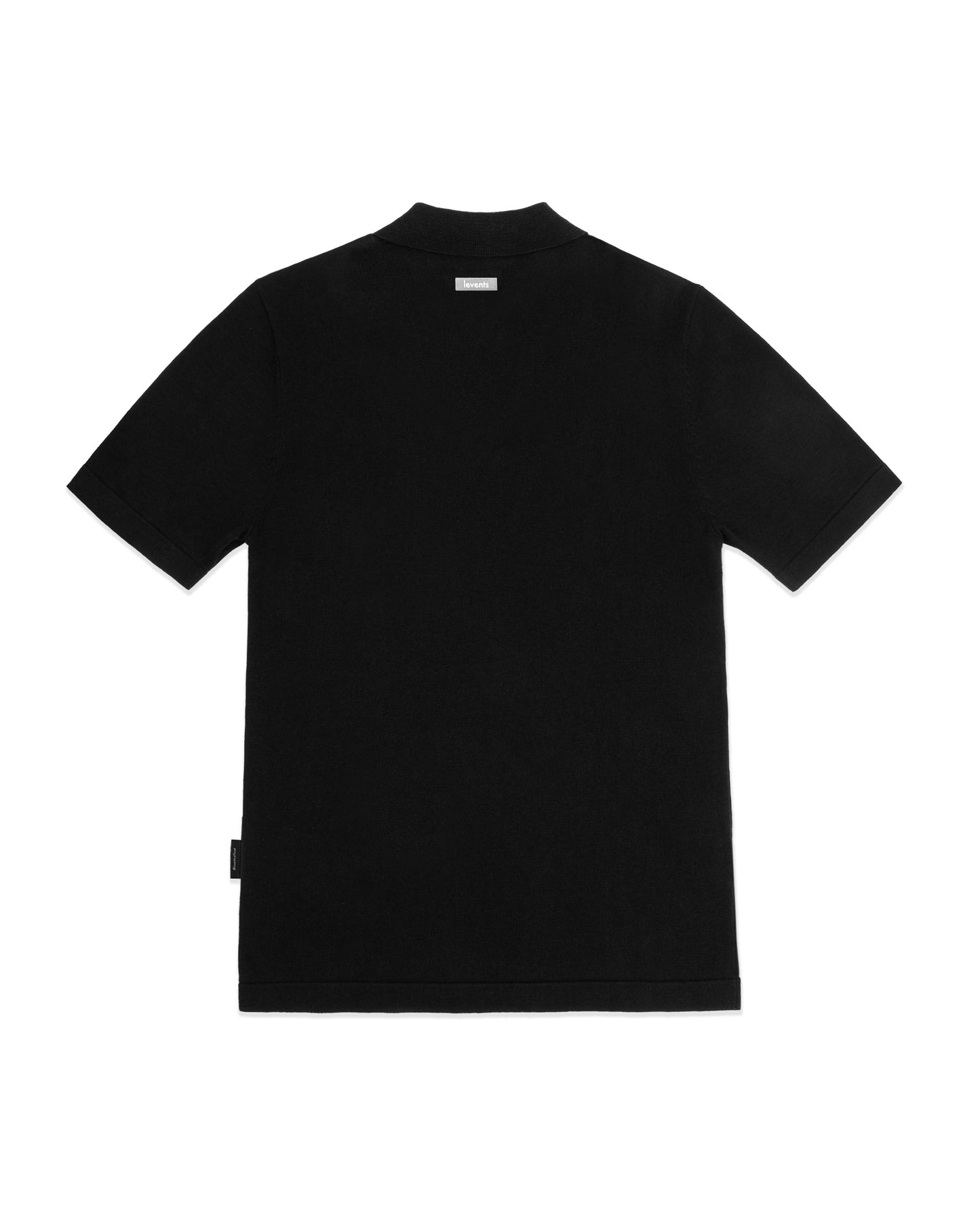Levents® Knit Polo/ Black