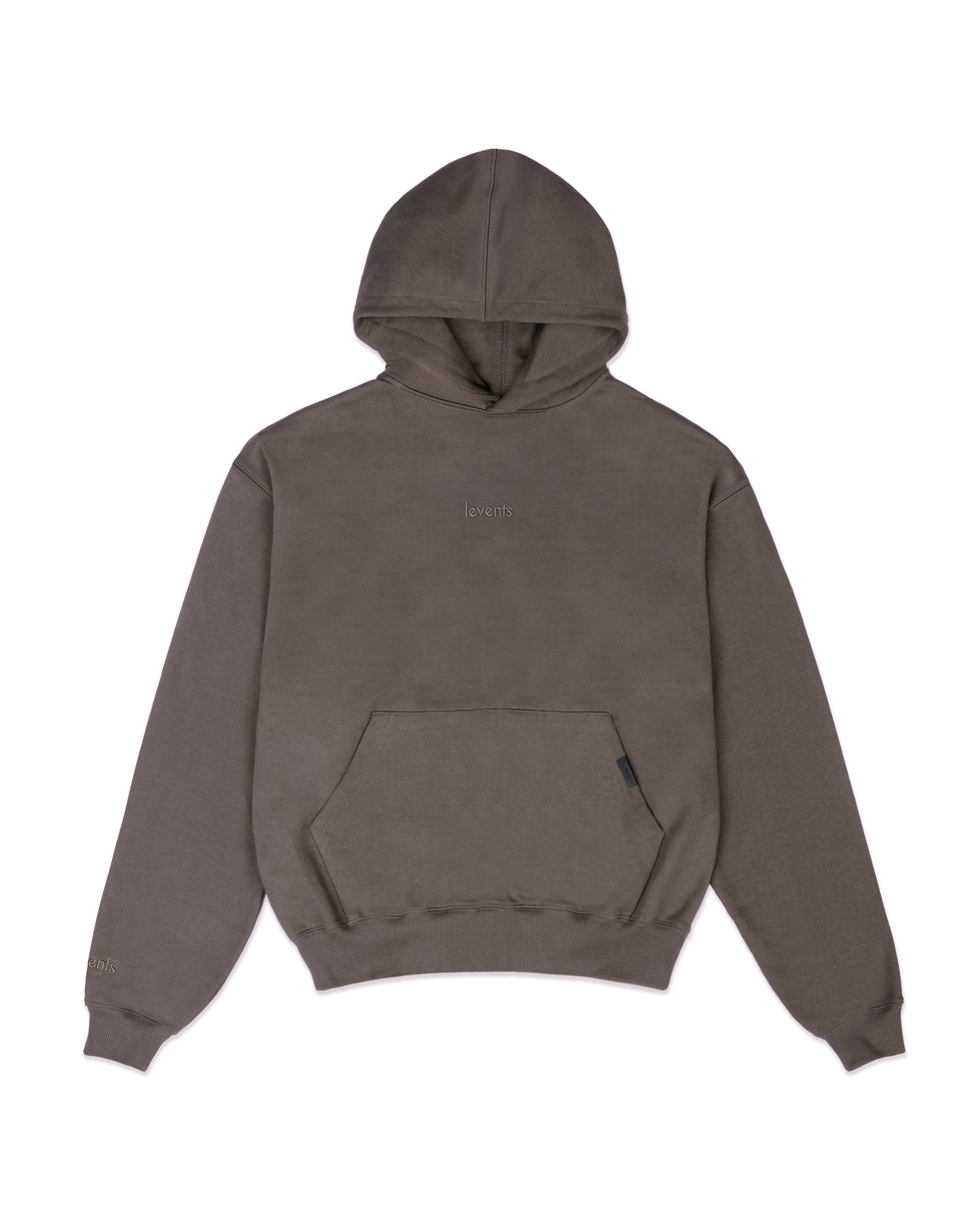Levents® Basic Boxy Hoodie/ Brown