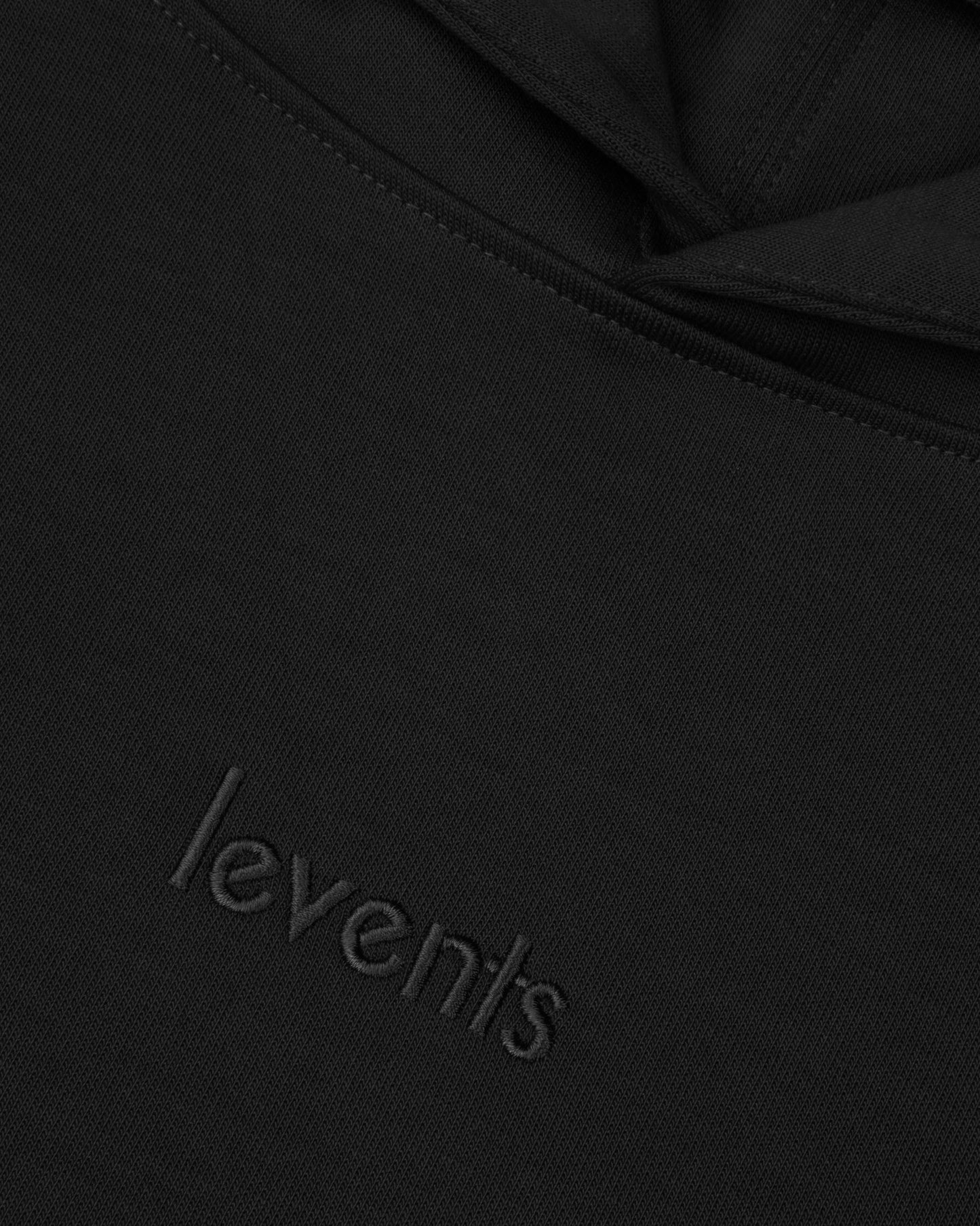 Levents® Basic Boxy Hoodie/ Black