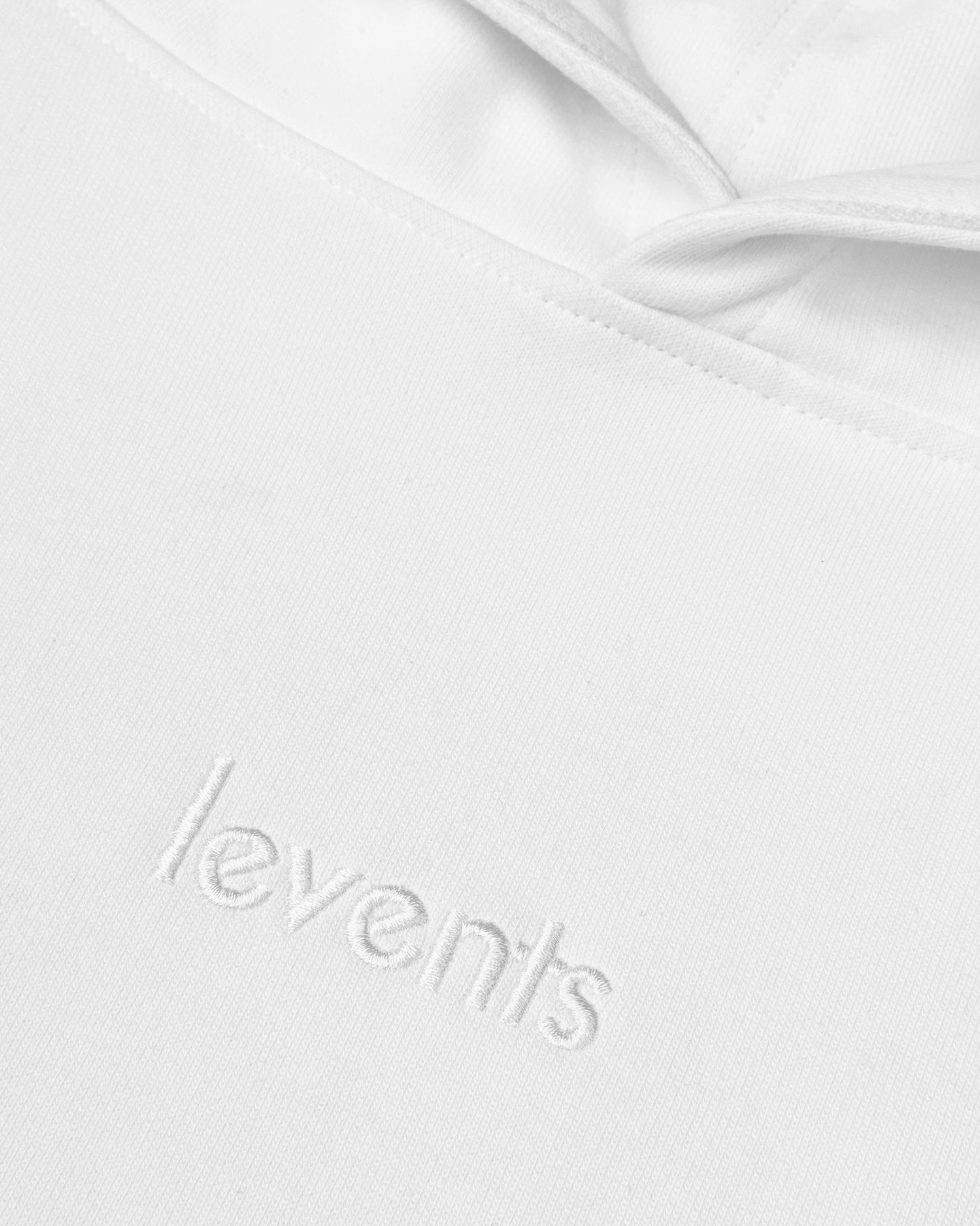 Levents® Basic Boxy Hoodie/ White