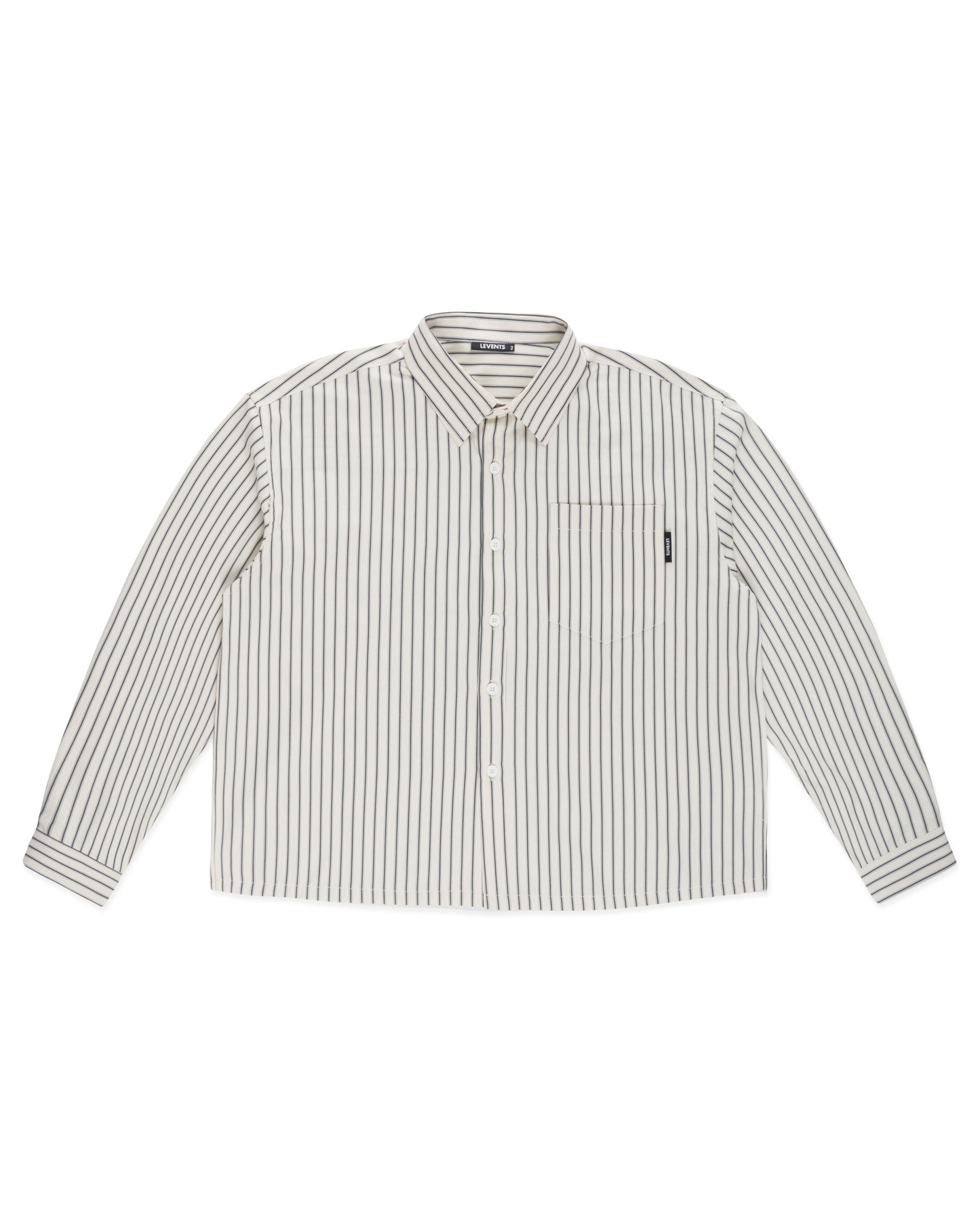 Levents® Striped Boxy Long Sleeve Shirt