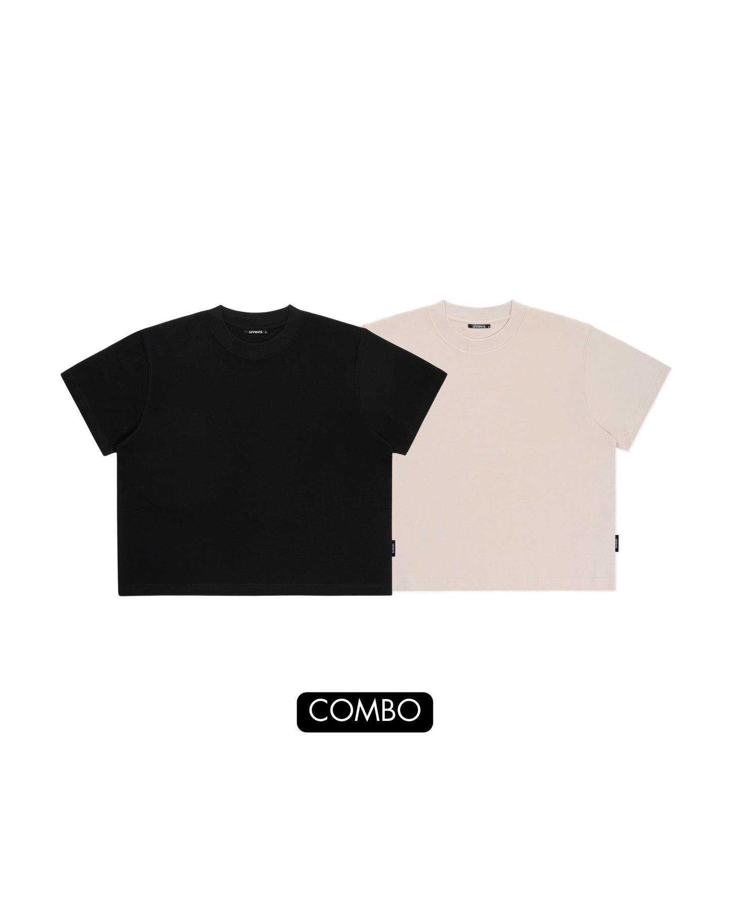 Combo 2 Levents® Blank Boxy 2.0 Tee