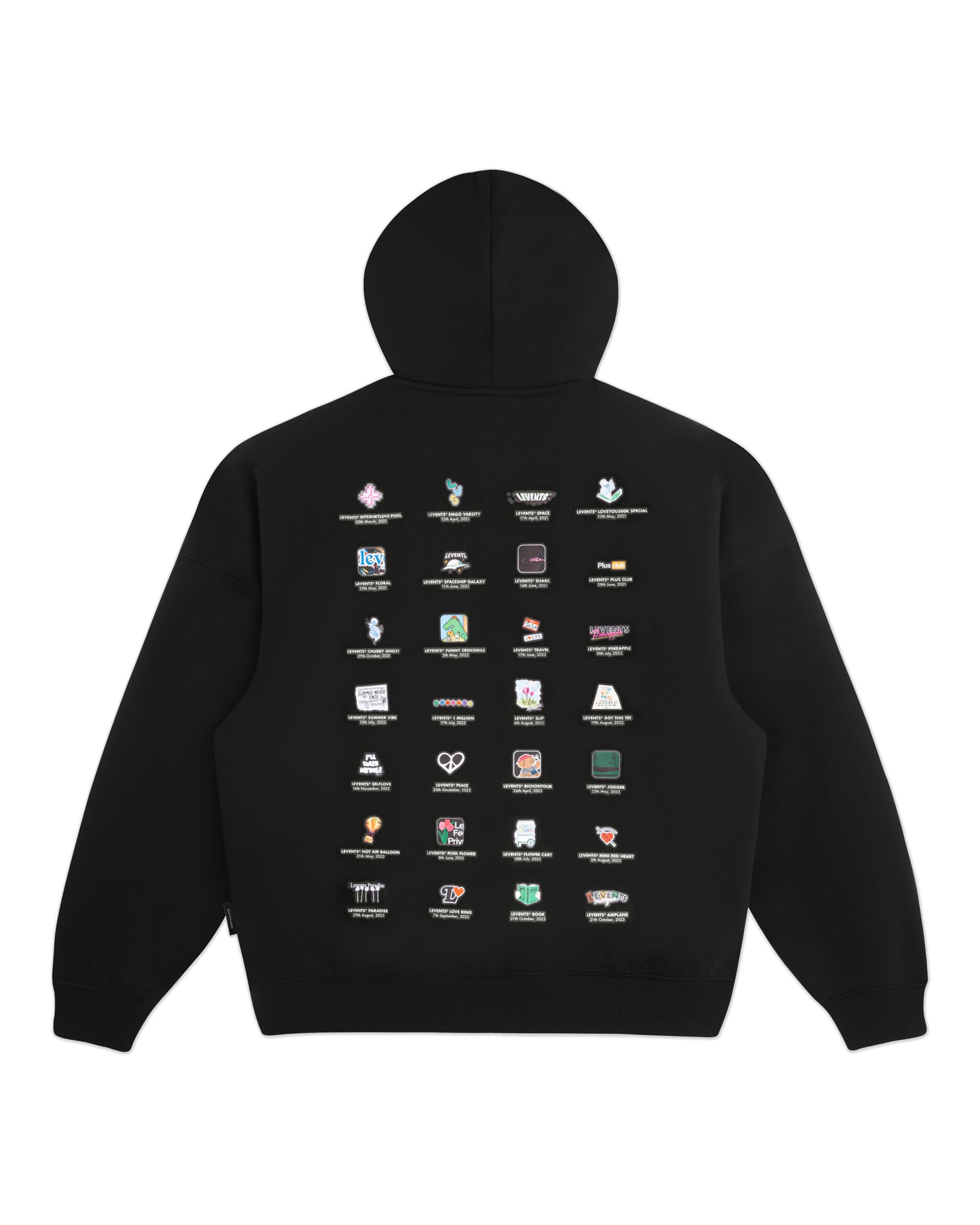 Levents® 4 Years Anniversary Hoodie/ Black