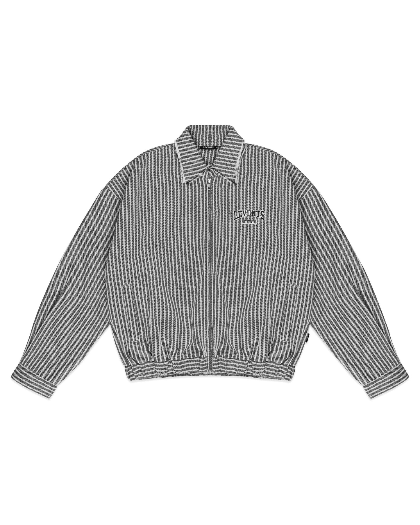 Levents® Striped Boxy Khaki Jacket