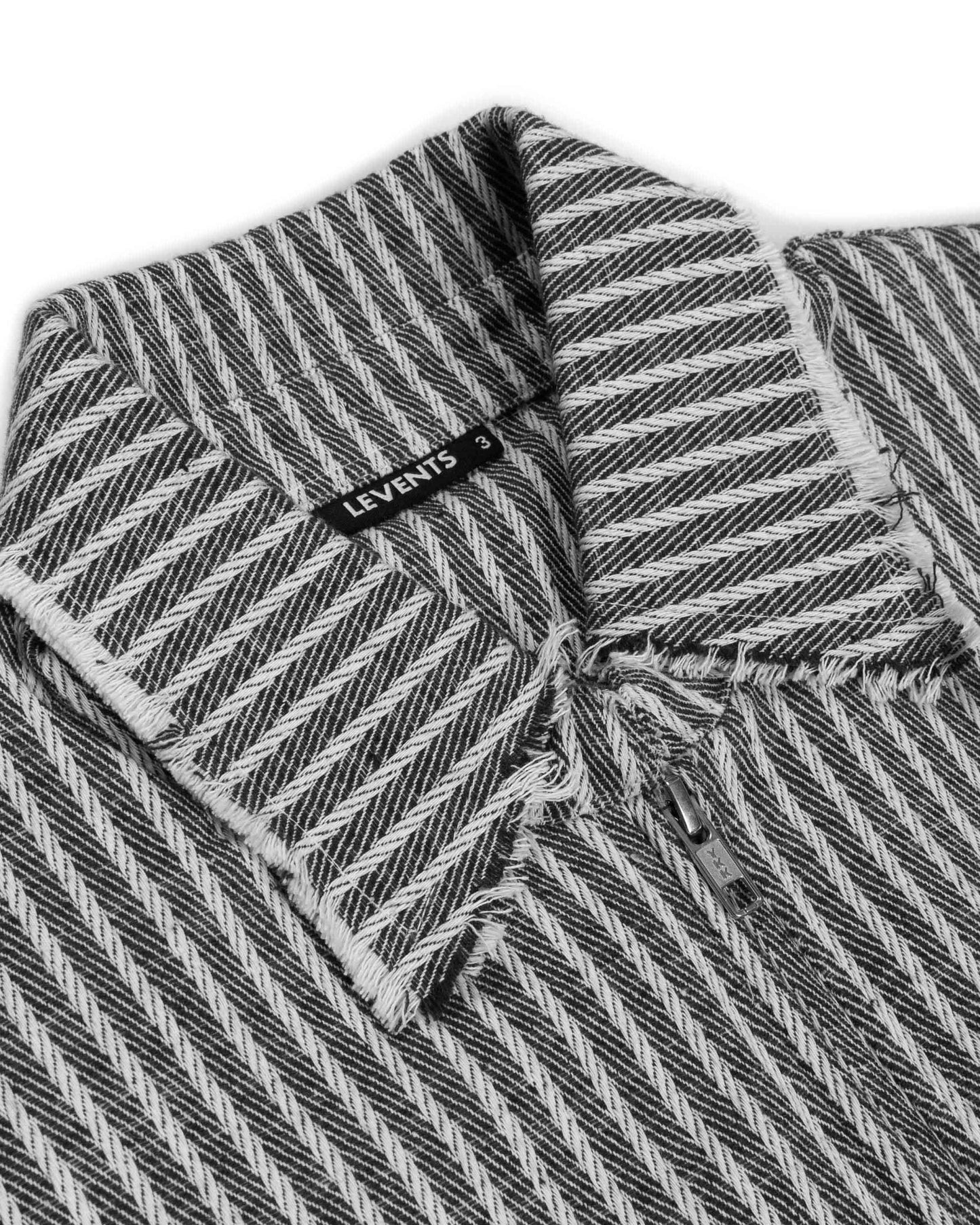 Levents® Striped Boxy Khaki Jacket