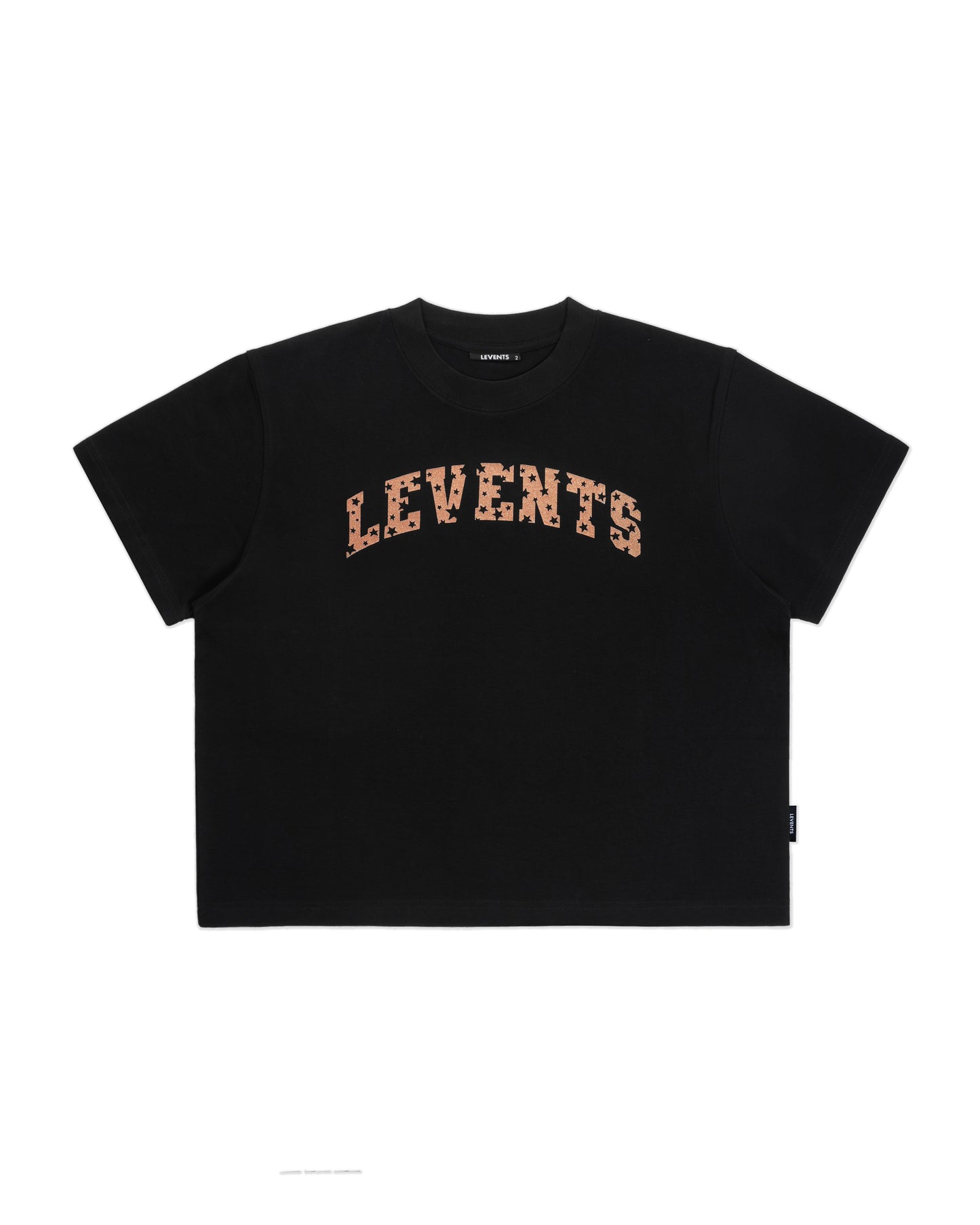 Levents® Spooky Stars Boxy 2.0 Tee/ Black