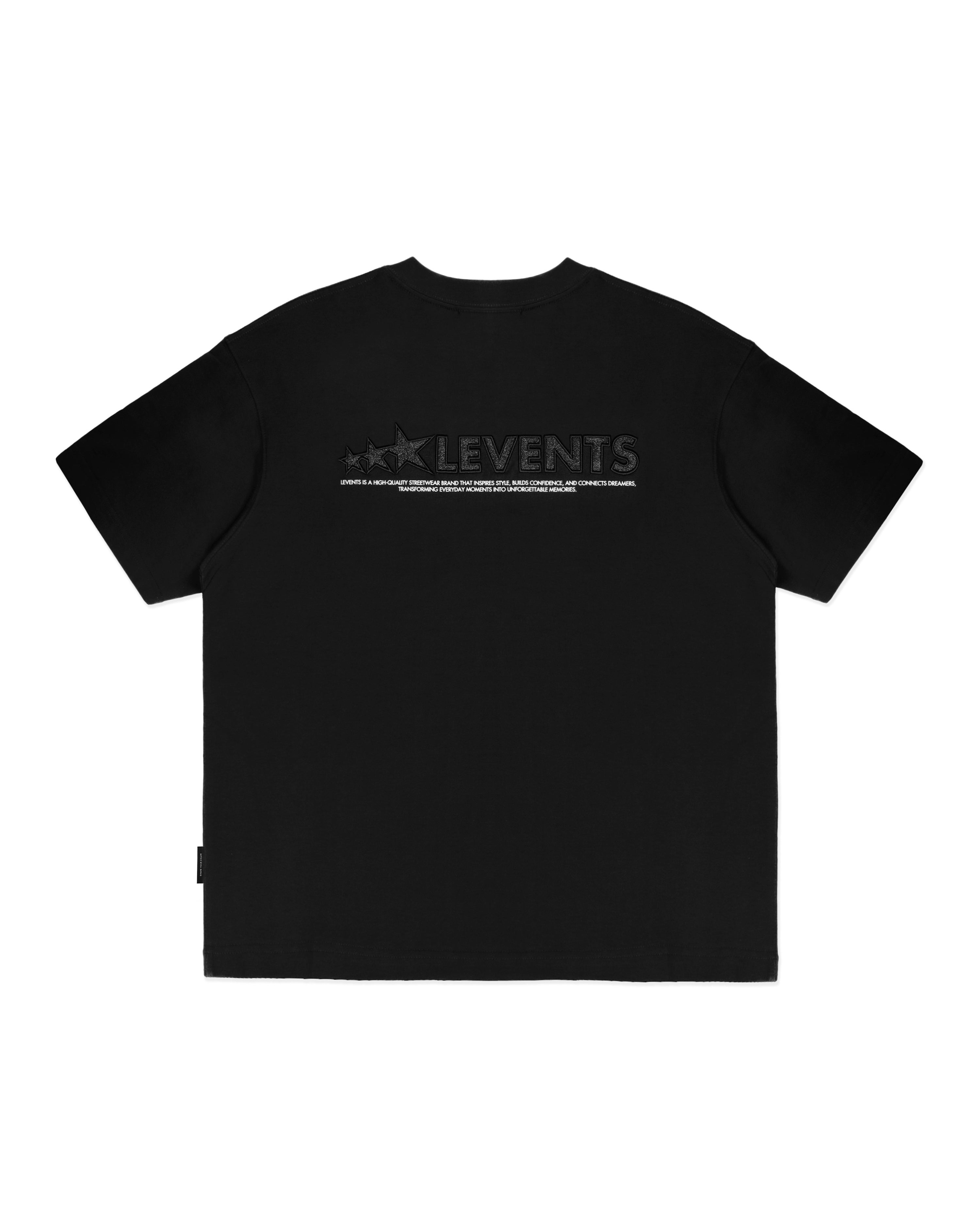 Levents® Blink Blink XL Logo Oversized Tee/ Black
