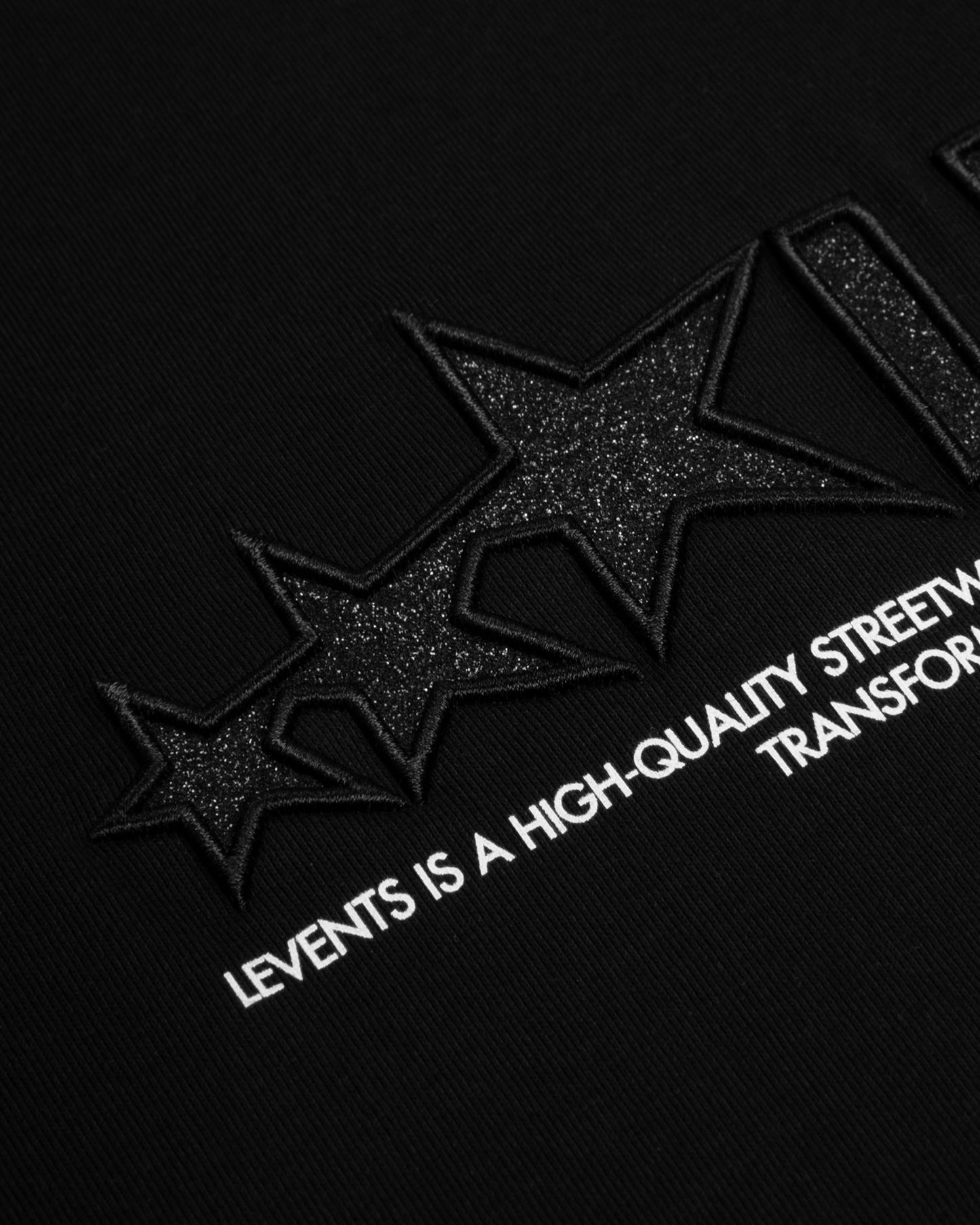 Levents® Blink Blink XL Logo Oversized Tee/ Black