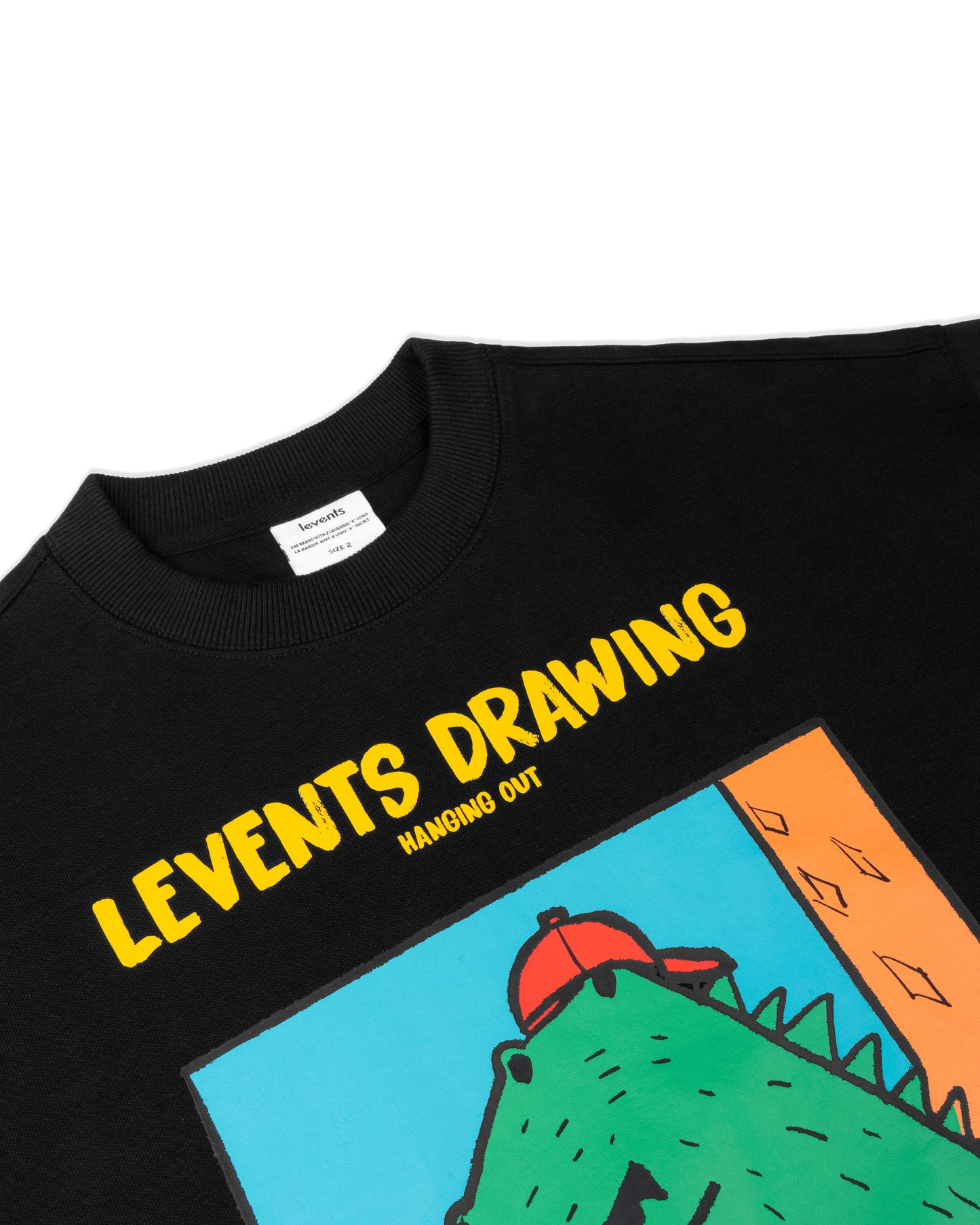 Levents® Funny Crocodile Sweater/ Black