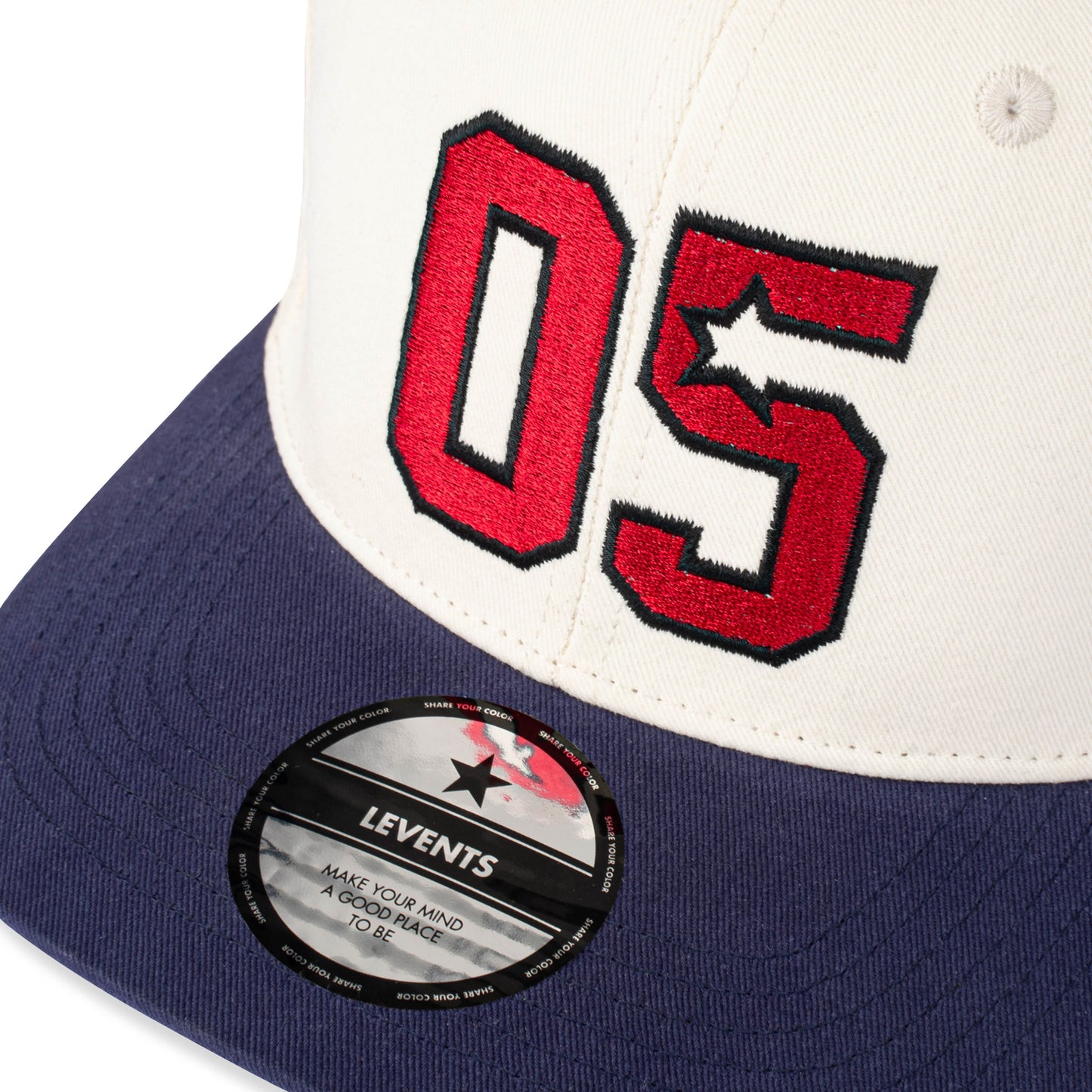 Levents® Champion Snapback Cap/ Cream