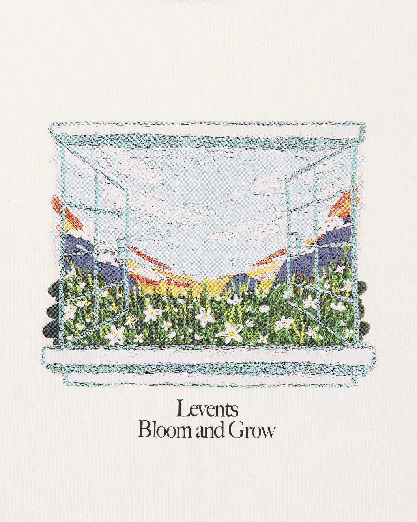 Levents® Flowers Window Tee/ Cream