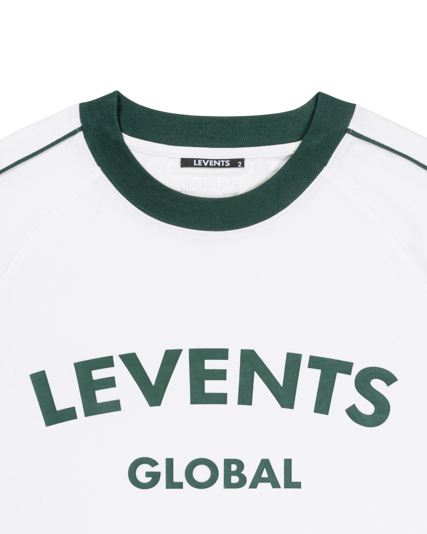 Levents® Global Raglan Tee/ Green