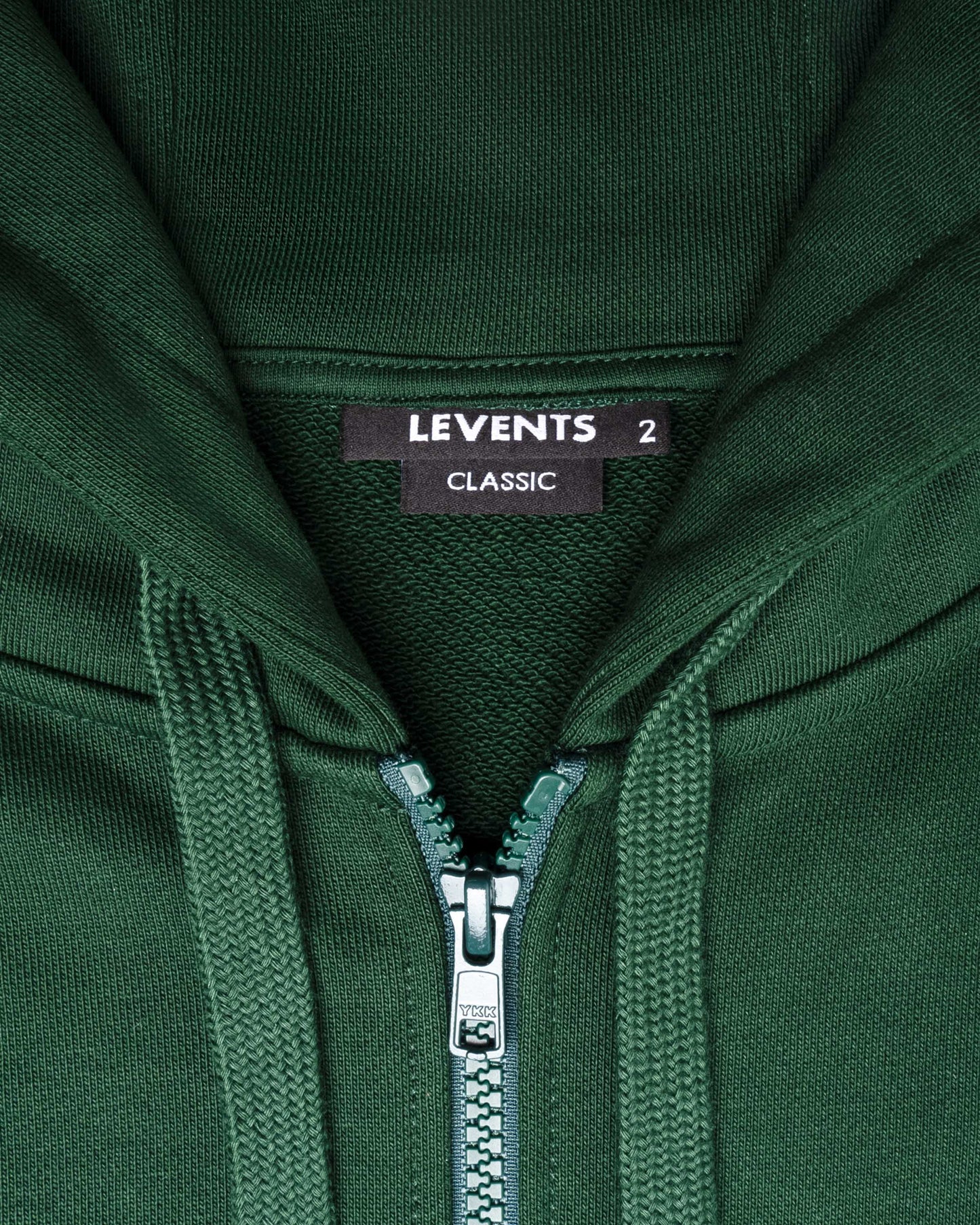 Levents® Classic Zipper Hoodie/ Dark Green