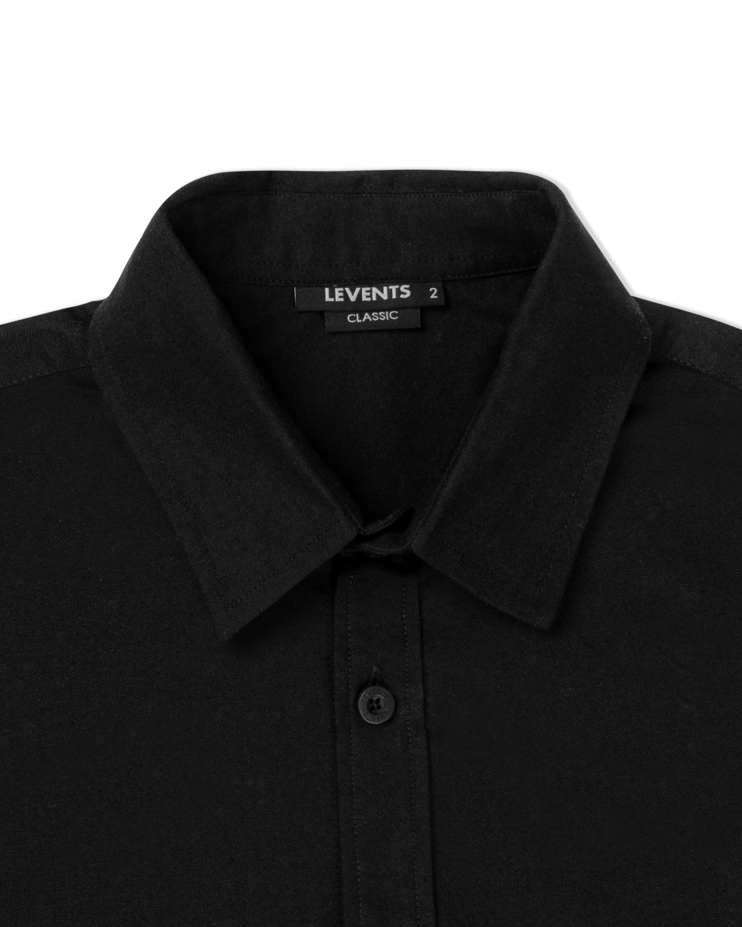 Levents® Classic Long Sleeve Shirt/ Black