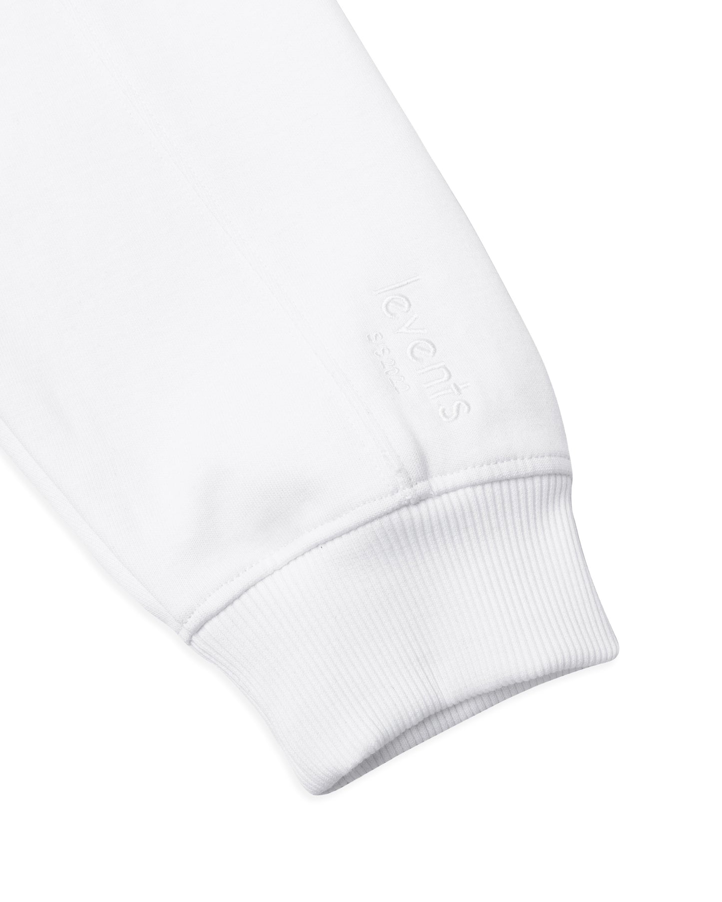 Levents® Mini Logo Zipper Hoodie/ White