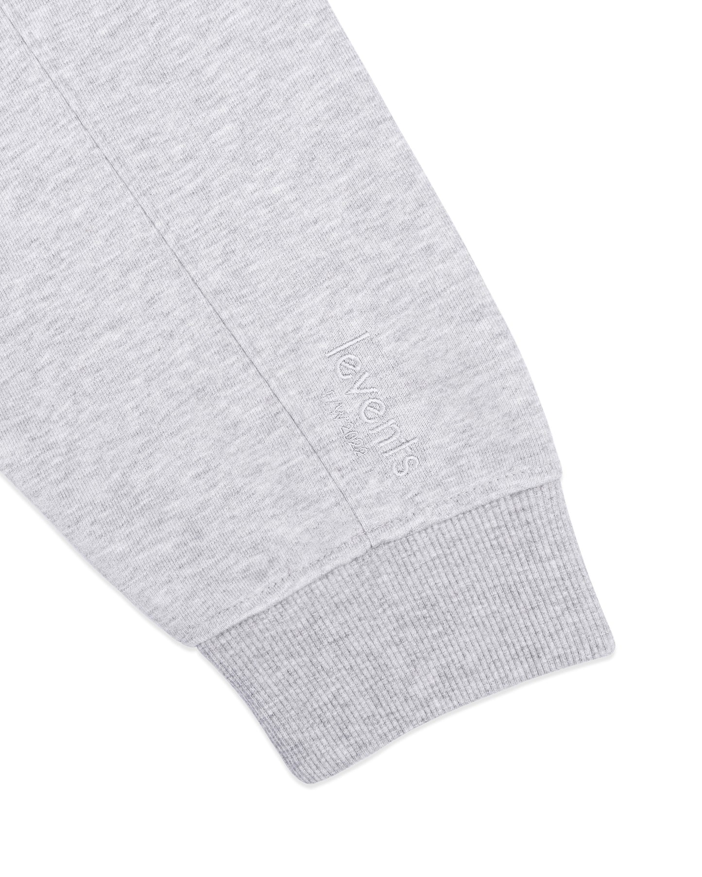 Levents® Mini Logo Zipper Hoodie/ Grey