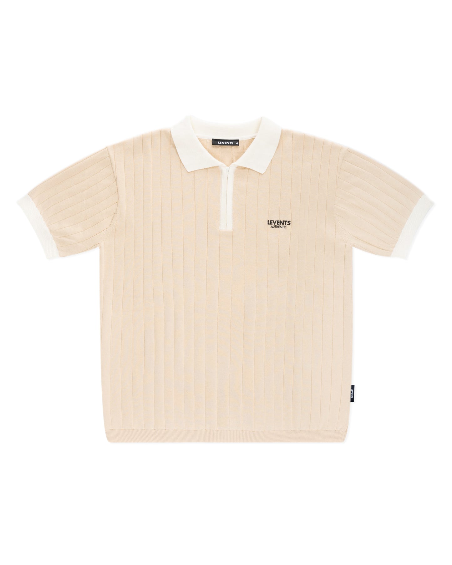 Levents® Authentic Knitted Semi-Oversized Polo