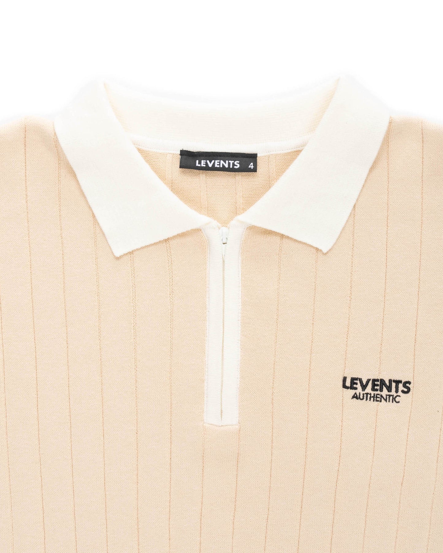 Levents® Authentic Knitted Semi-Oversized Polo