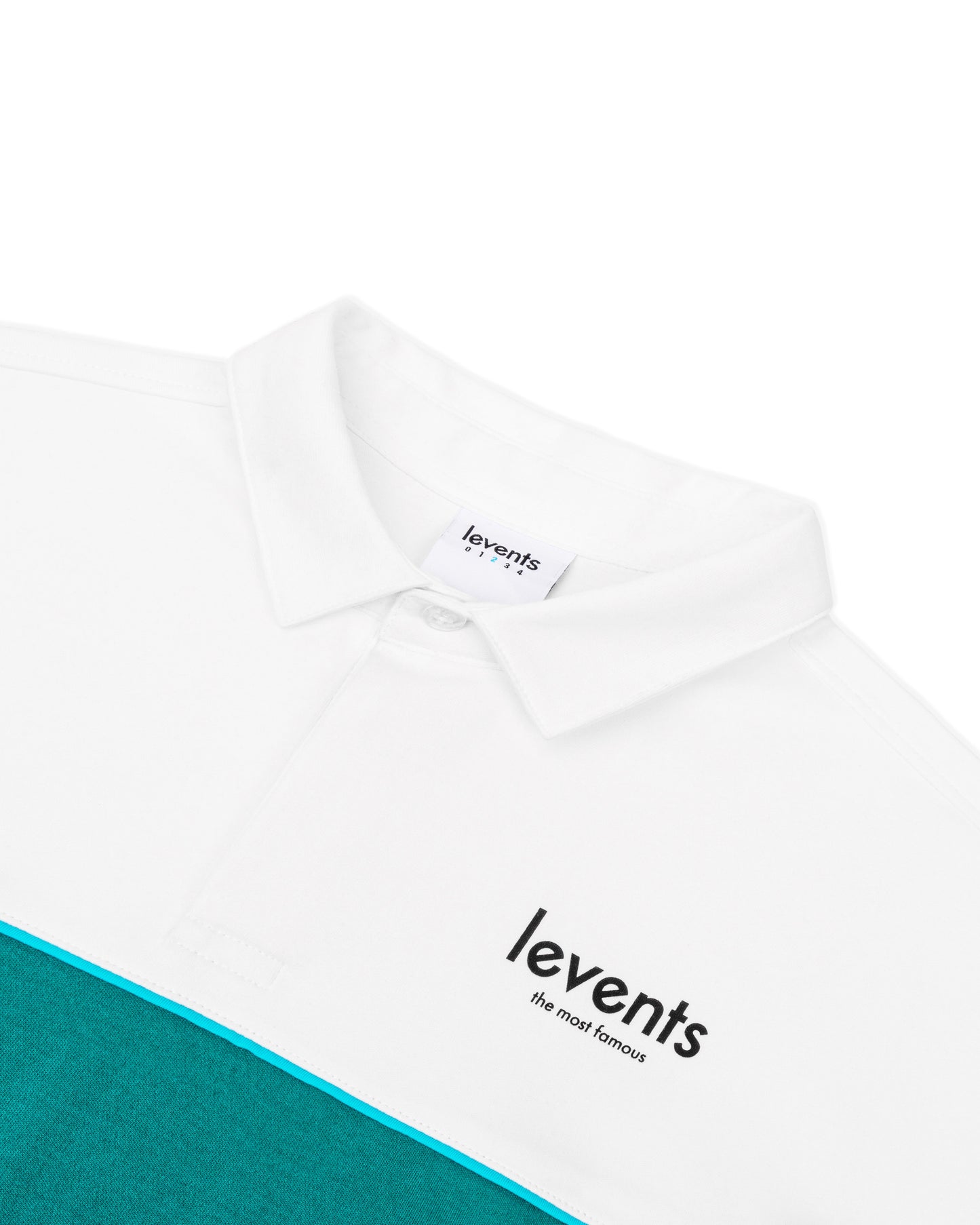 Levents® Stripe Polo/ White