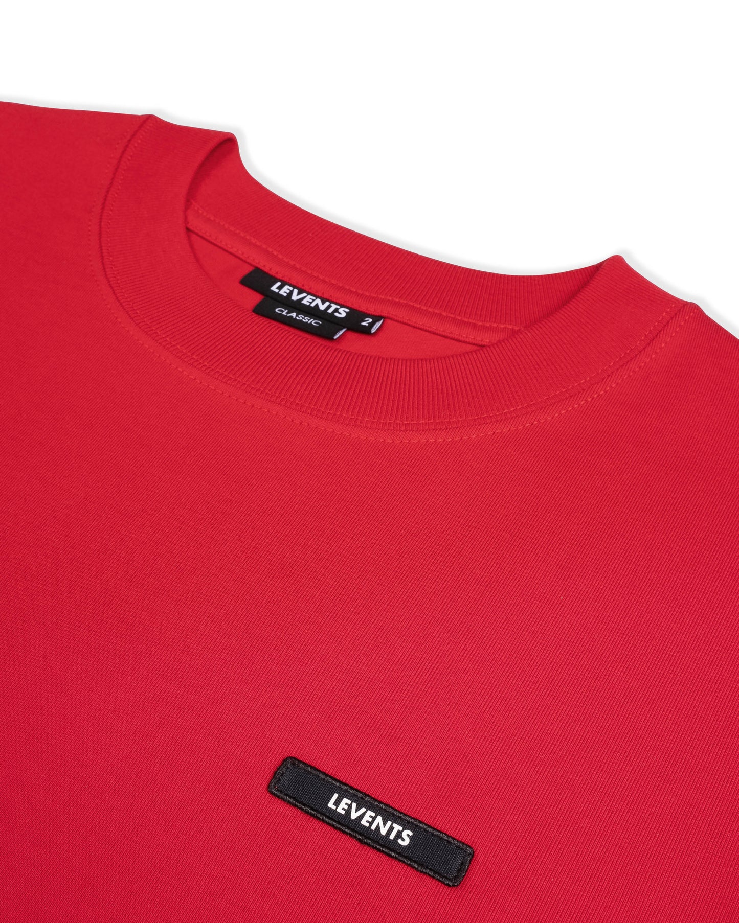 Levents® Classic Boxy Tee/ Dark Red