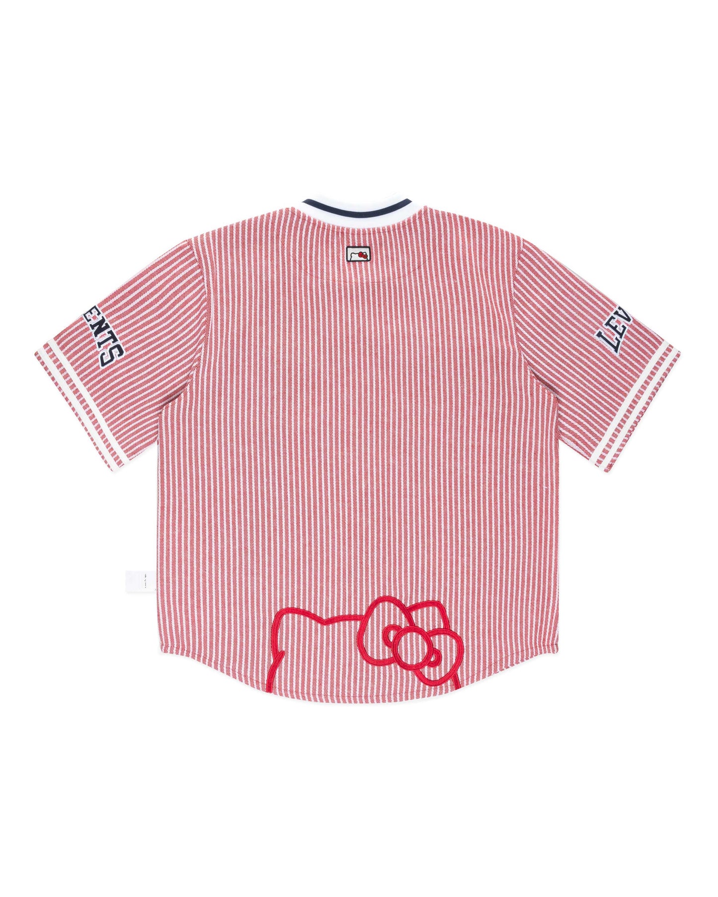 Levents® x Hello Kitty | Striped Baseball Jersey/ Red