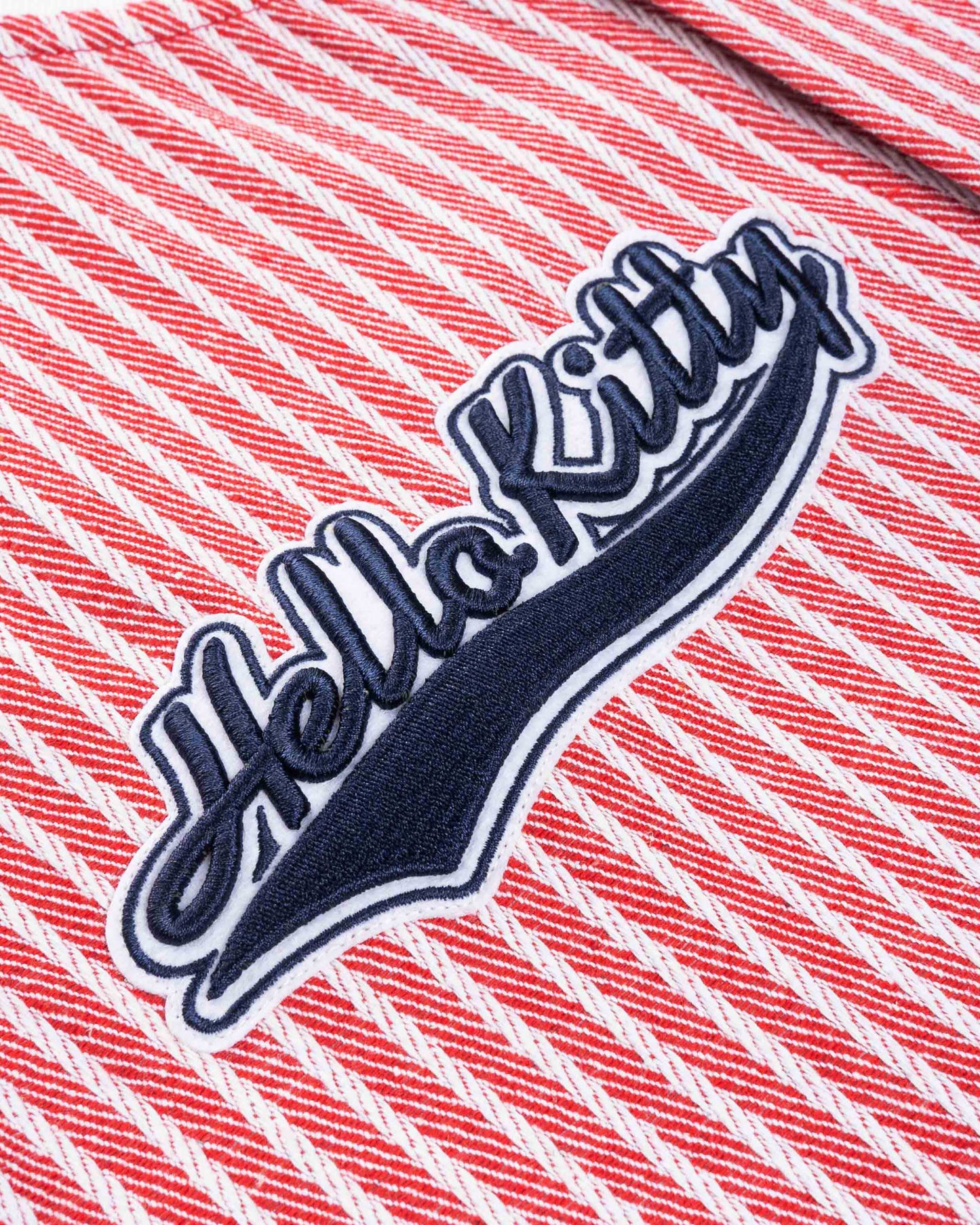 Levents® x Hello Kitty | Striped Baseball Jersey/ Red