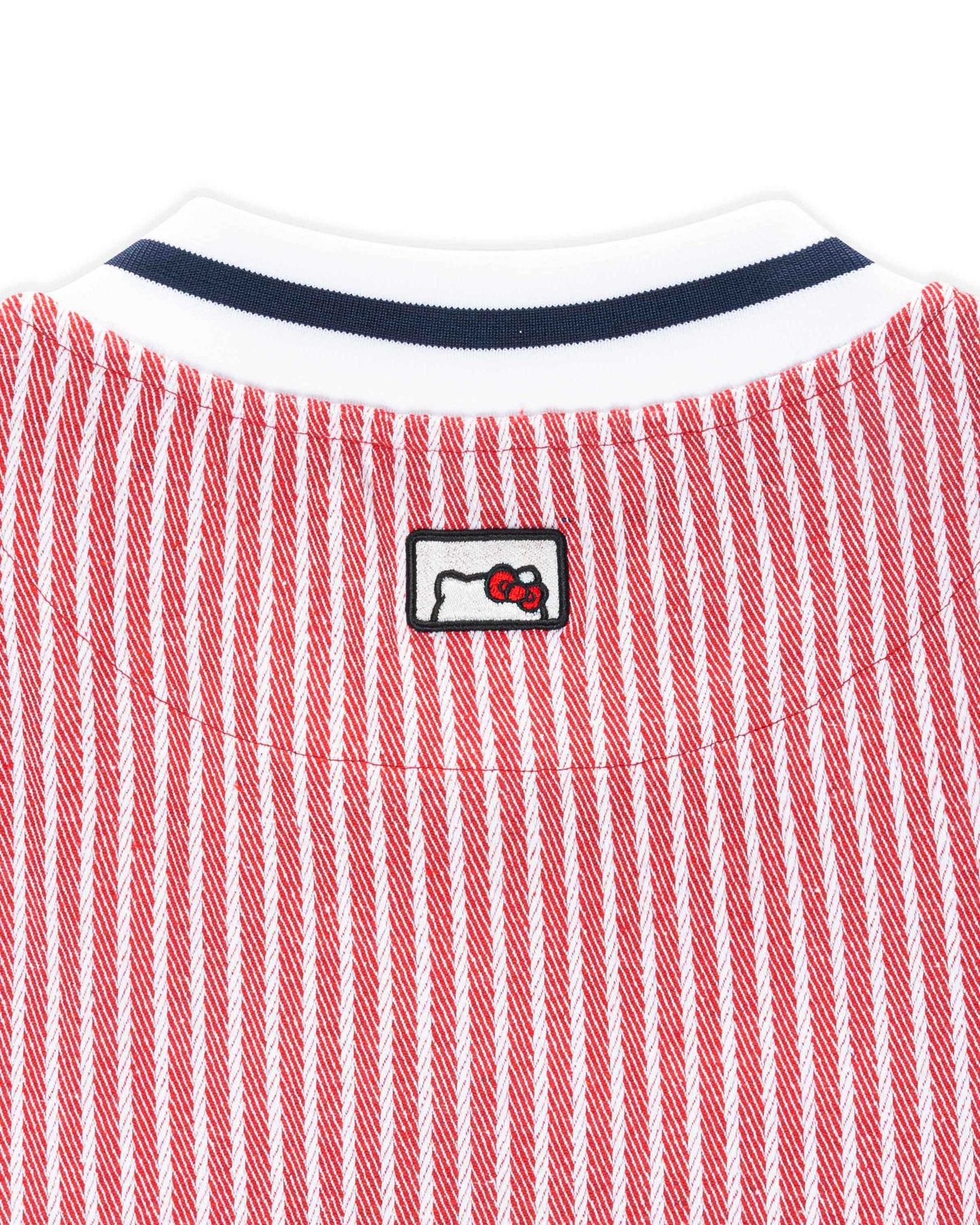 Levents® x Hello Kitty | Striped Baseball Jersey/ Red