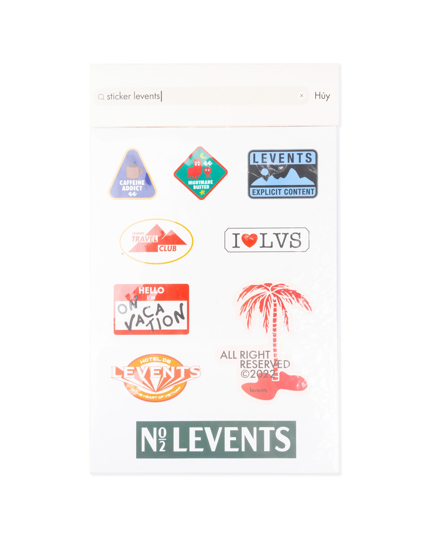 Levents® Traveling Sticker