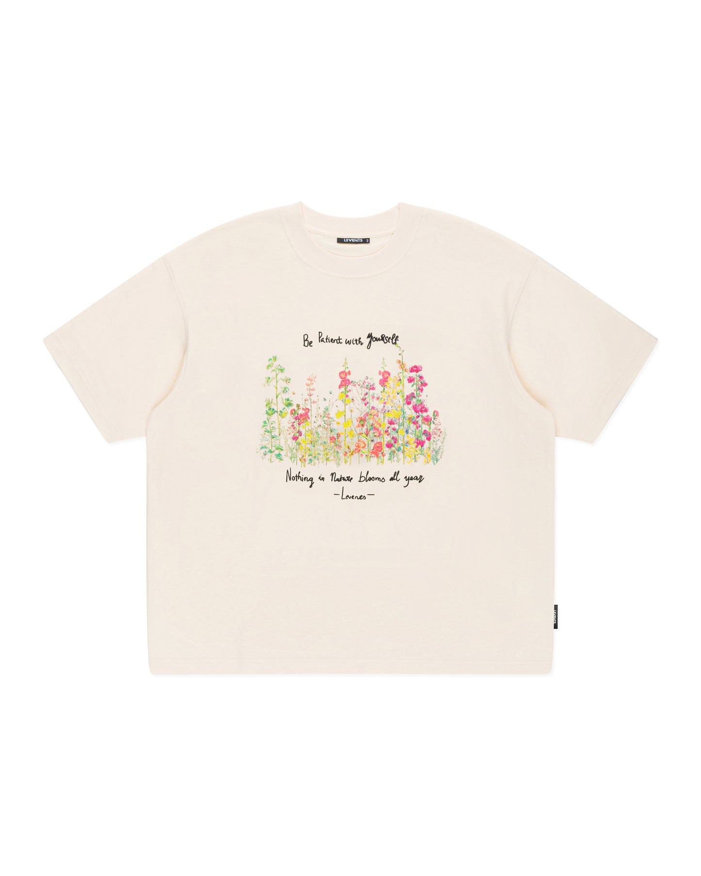 Levents® My Garden Semi-Oversize Tee/ Tan