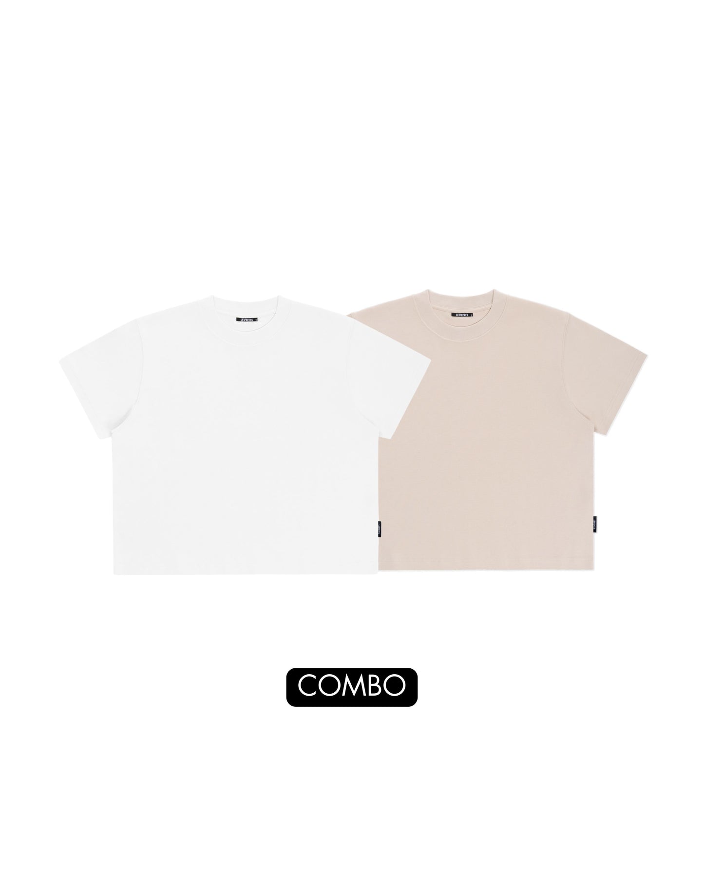 Combo 2 Levents® Blank Boxy 2.0 Tee