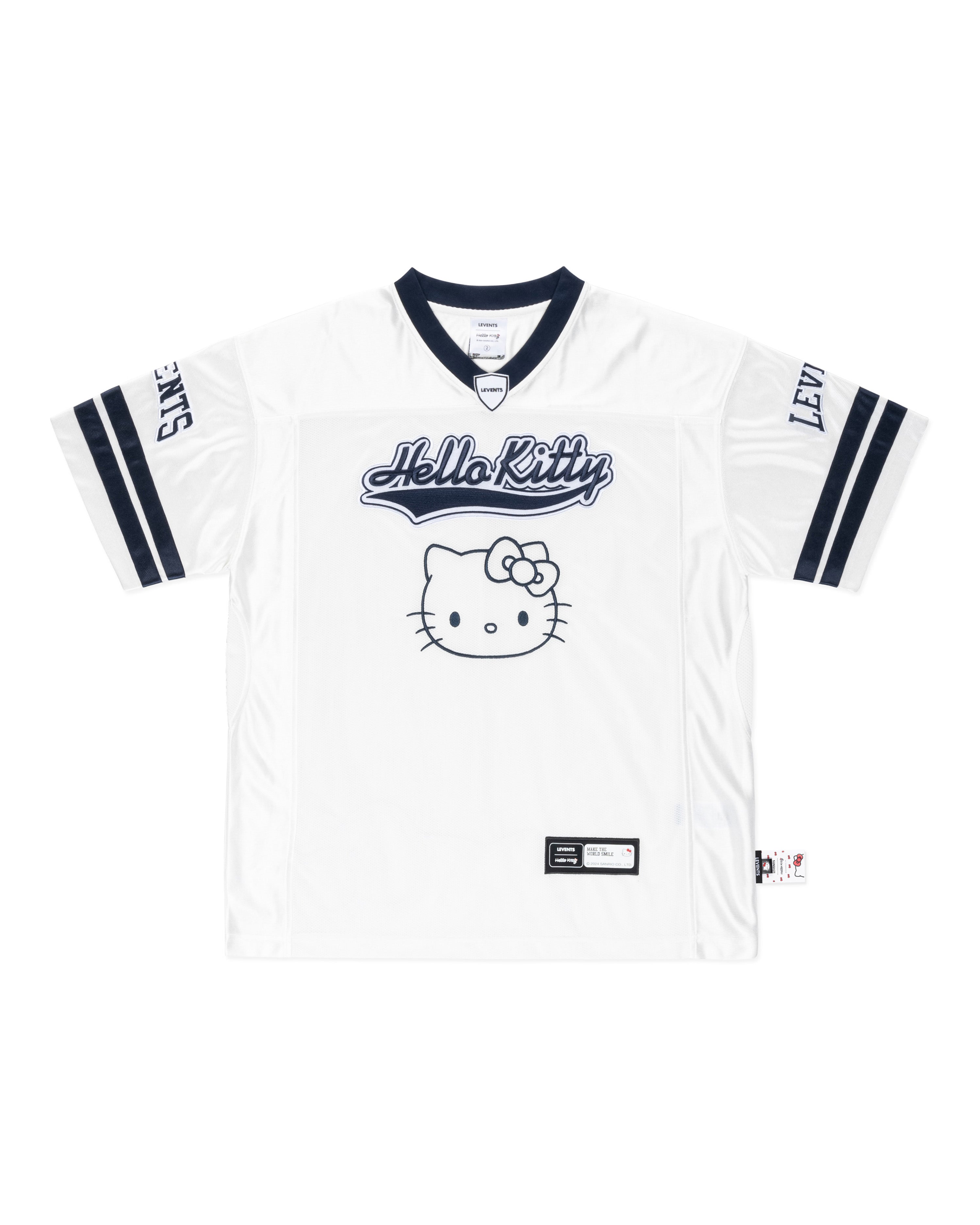 Levents® x Hello Kitty | Champion Oversized Jersey/ White