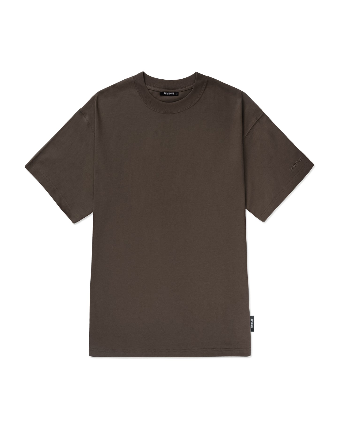 Levents® Blank Oversized Tee/ Brown